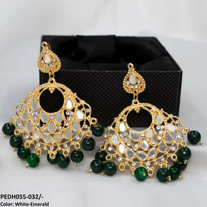 PEDH055 FRN Saru Layered Drop Earrings Pair