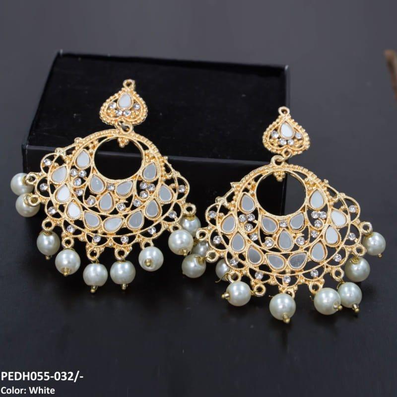 PEDH055 FRN Saru Layered Drop Earrings Pair