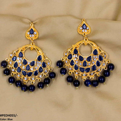 PEDH055 FRN Saru Layered Drop Earrings Pair