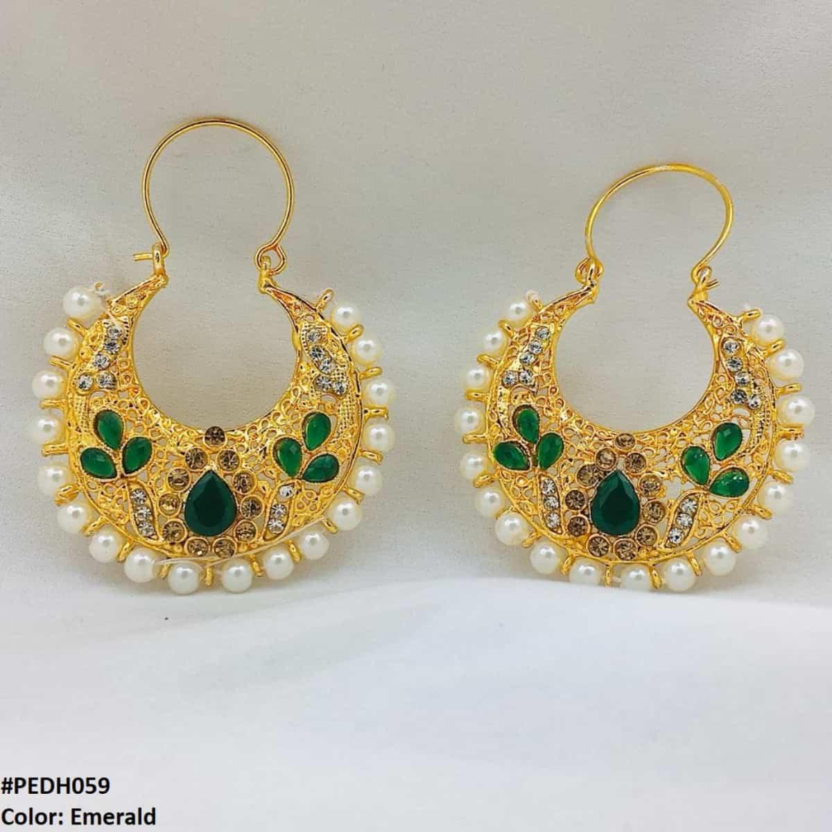 PEDH059 FRN Chand Earrings Pair