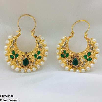 PEDH059 FRN Chand Earrings Pair