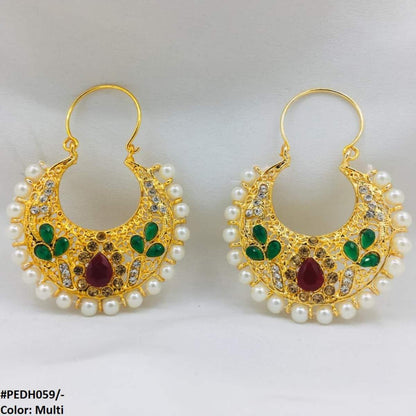 PEDH059 FRN Chand Earrings Pair
