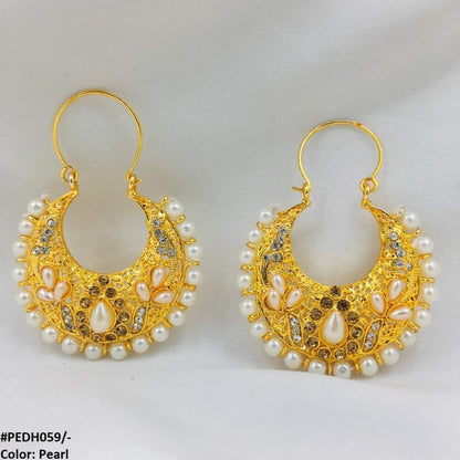 PEDH059 FRN Chand Earrings Pair