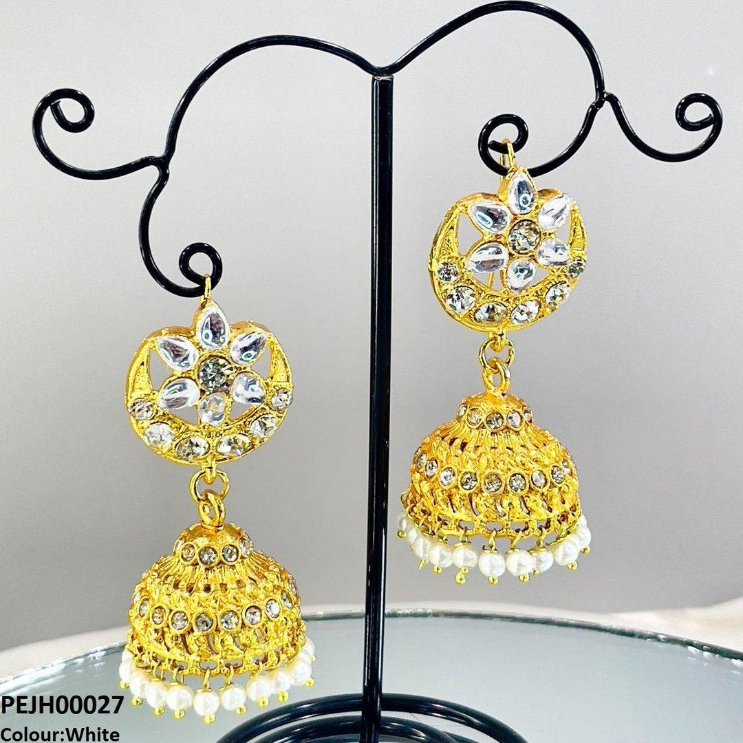 PEJH00027 FRN Moon Star Jhumki Drop - PEJH