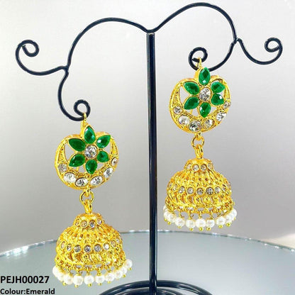 PEJH00027 FRN Moon Star Jhumki Drop - PEJH