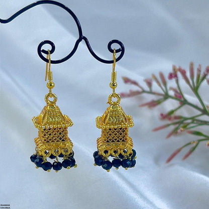 PEJH00028 FRN Traditional Square Jhumki - PEJH
