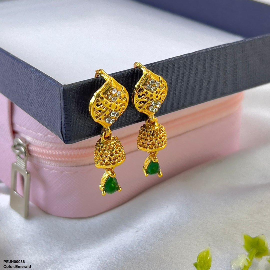 PEJH00036 FRN Tear Drop Jhumki - PEJH