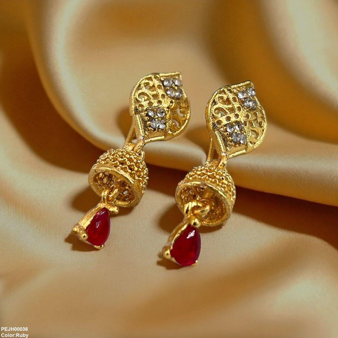 PEJH00036 FRN Tear Drop Jhumki - PEJH