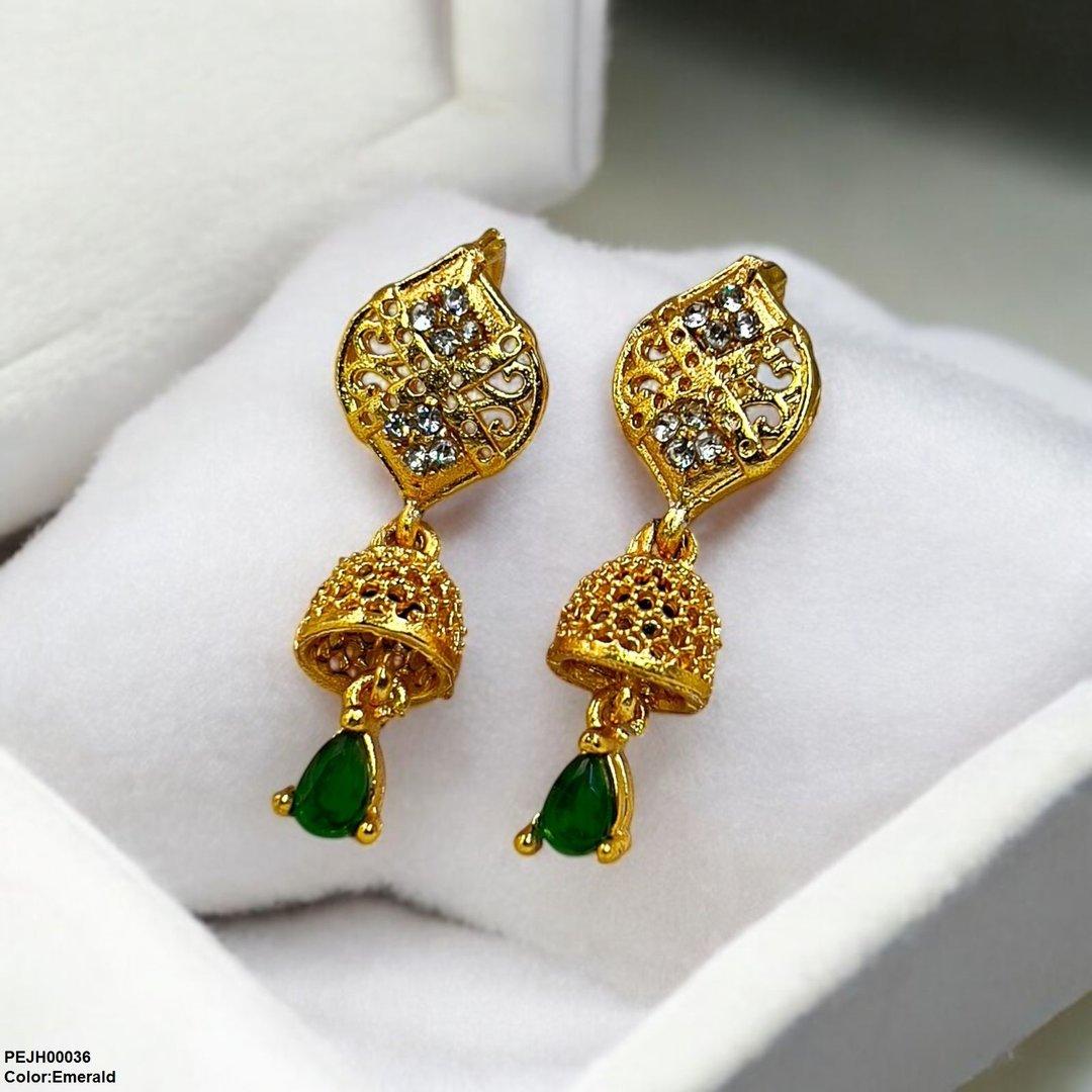 PEJH00036 FRN Tear Drop Jhumki - PEJH