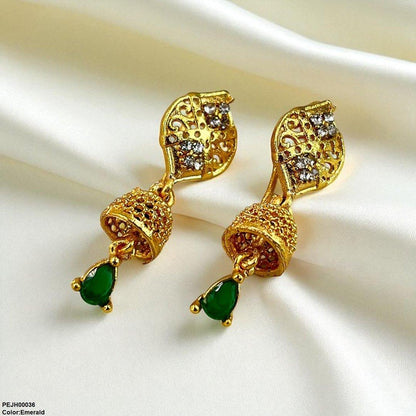 PEJH00036 FRN Tear Drop Jhumki - PEJH