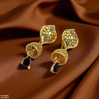 PEJH00036 FRN Tear Drop Jhumki - PEJH