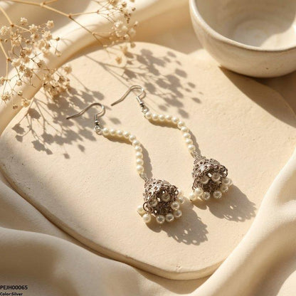 PEJH00065 ABD Bell Peral Drop Jhumki - PEJH