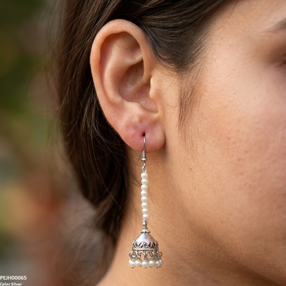 PEJH00065 ABD Bell Peral Drop Jhumki - PEJH