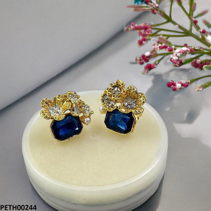 PETH00244 SDQ Rectangle Flower Tops Pair - PETH