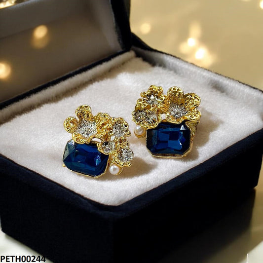 PETH00244 SDQ Rectangle Flower Tops Pair - PETH