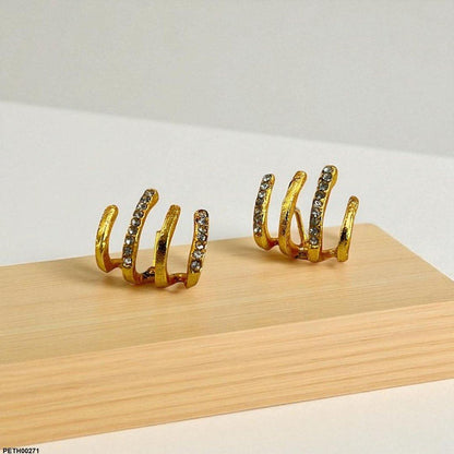 PETH00271 FRN Sterling Stud Tops Pair - PETH