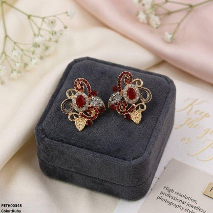 ABD PETH00345 Oval/Leaf Tops Pair - PETH