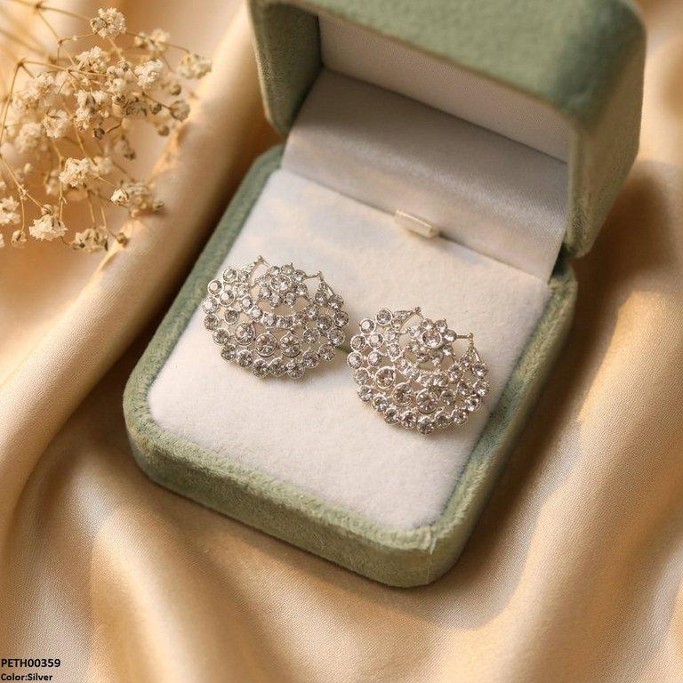 PETH00359 ABD Moon Round Stone Tops Pair - PETH
