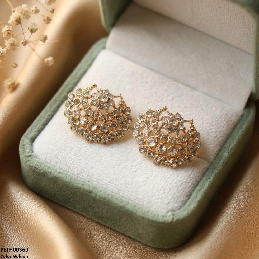 PETH00360  ABD Moon Round Stone Tops Pair - PETH