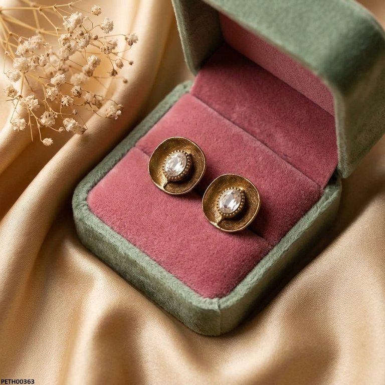 PETH00363   ABD Oval  Stone Tops Pair - PETH
