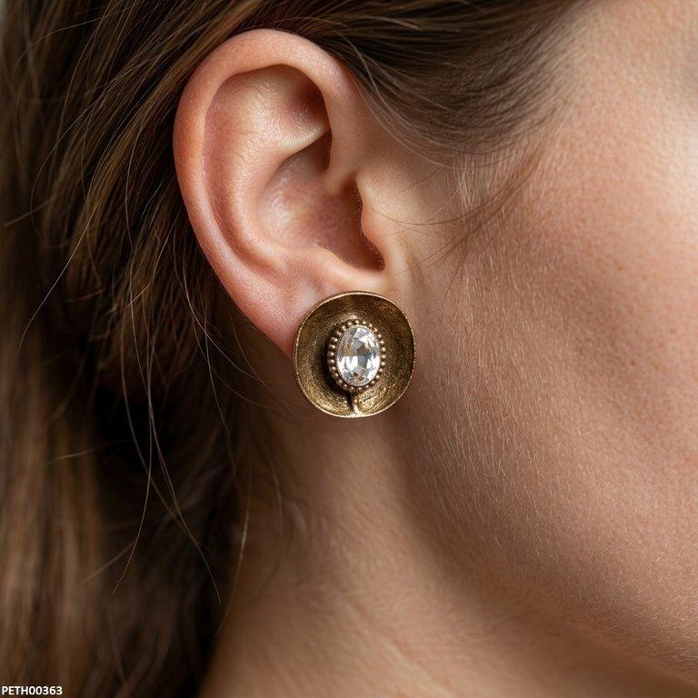 PETH00363   ABD Oval  Stone Tops Pair - PETH