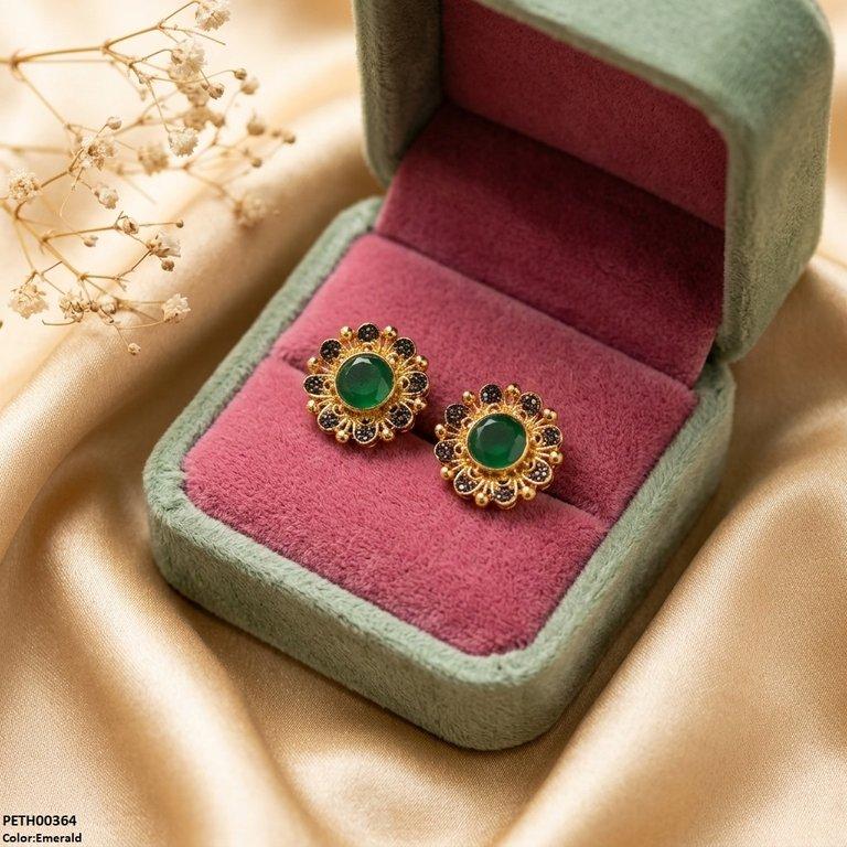 PETH00364 ABD Round Stone Tops Pair - PETH