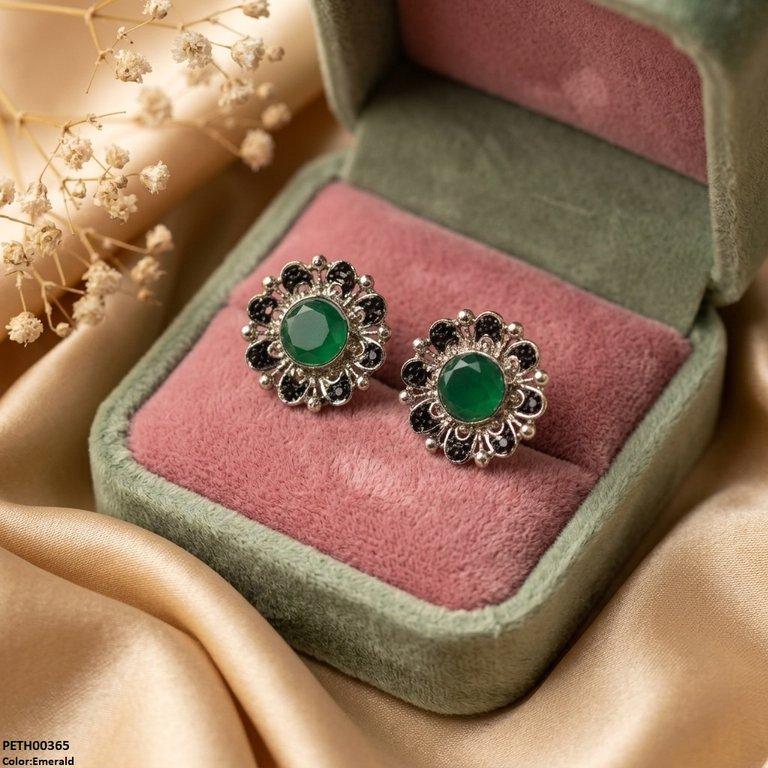 PETH00365 ABD Round Stone Tops Pair - PETH