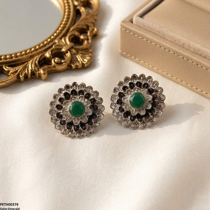 PETH00376 ABD Round Flower Tops Pair - PETH