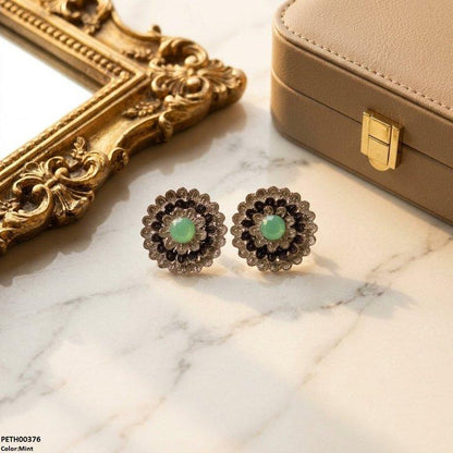 PETH00376 ABD Round Flower Tops Pair - PETH