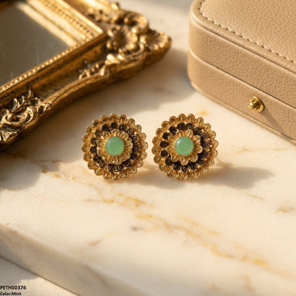 PETH00375 ABD Round Flower Tops Pair - PETH