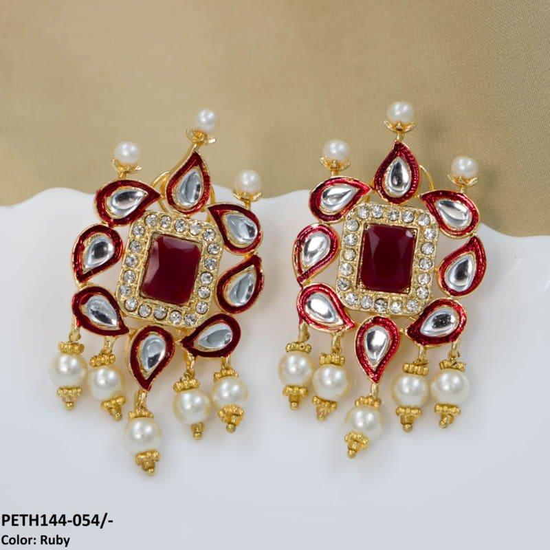 PETH144 SDQ Pear Square Tops Pair