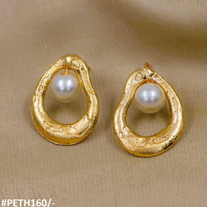 PETH160 SDQ Pearl Stud Tops Pair