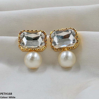 PETH168 SDQ Square Pearl Tops Pair