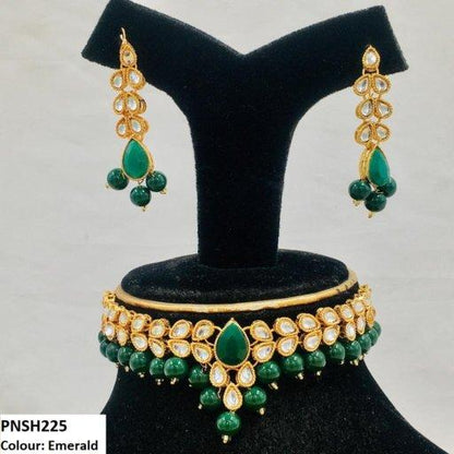 PNSH225 FRN Pear Necklace Set