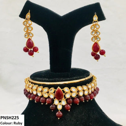 PNSH225 FRN Pear Necklace Set