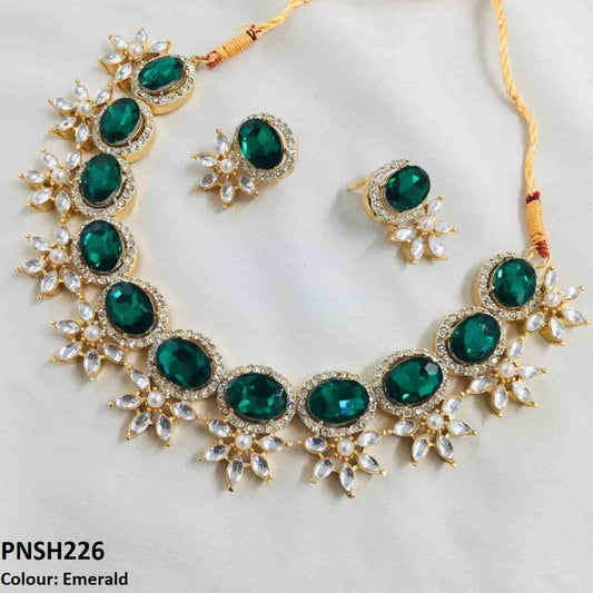 PNSH226 SDQ Beza Necklace Set