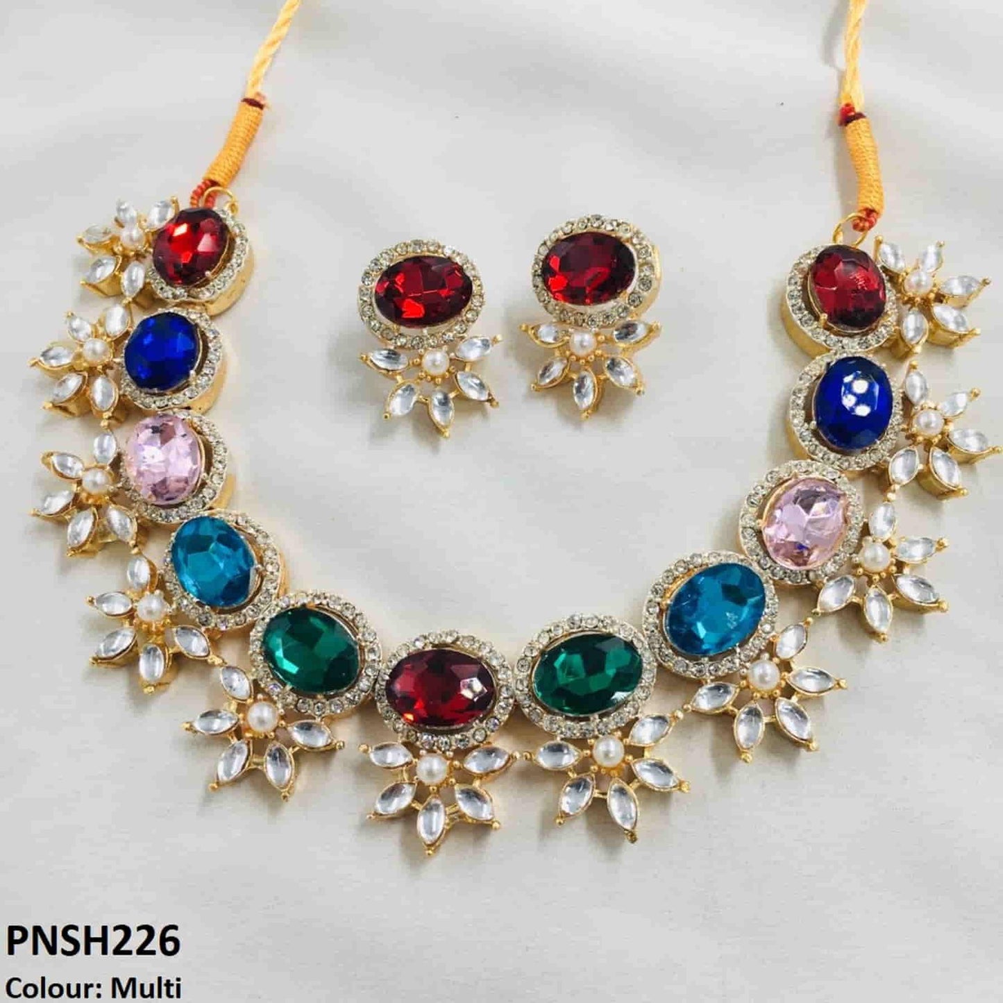 PNSH226 SDQ Beza Necklace Set