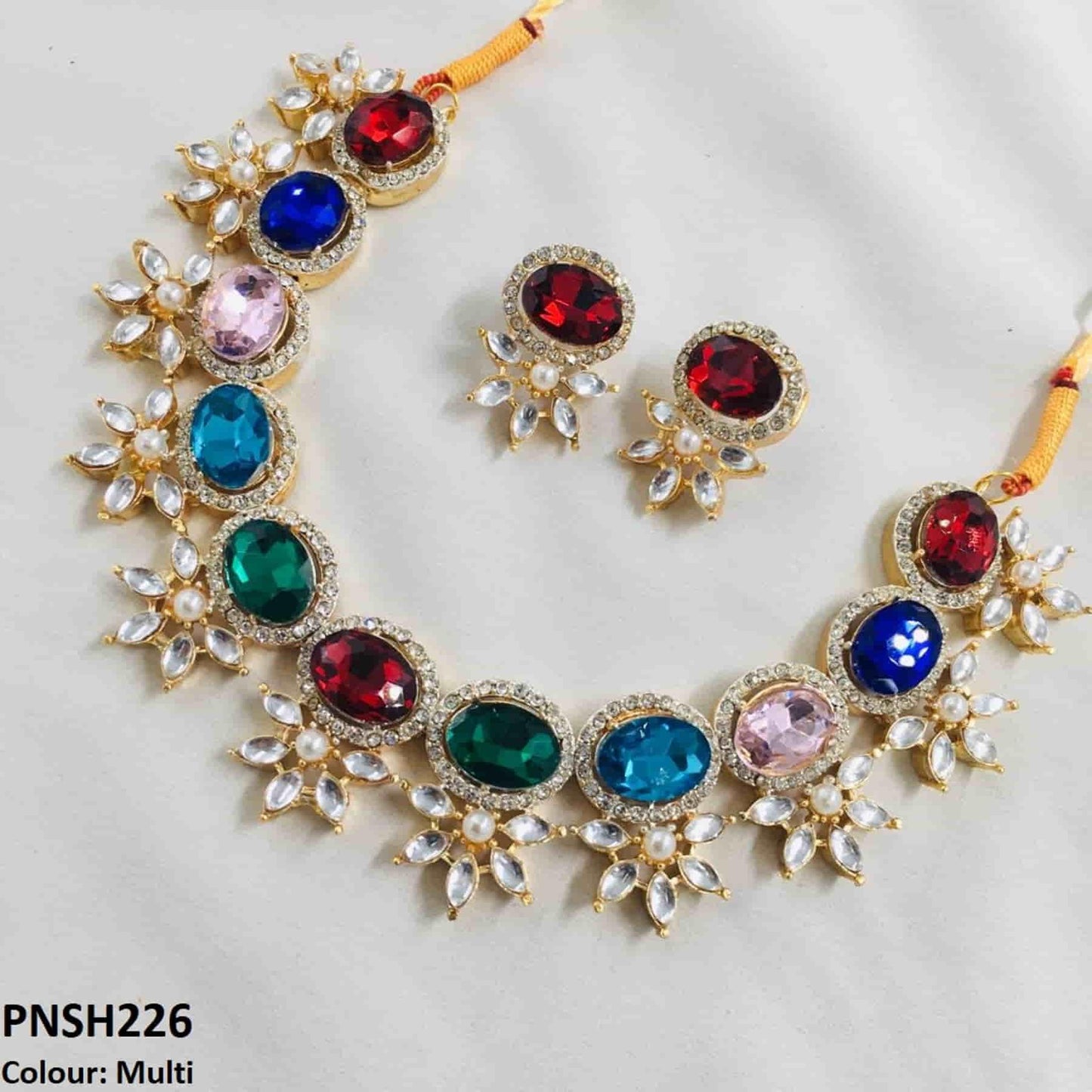 PNSH226 SDQ Beza Necklace Set