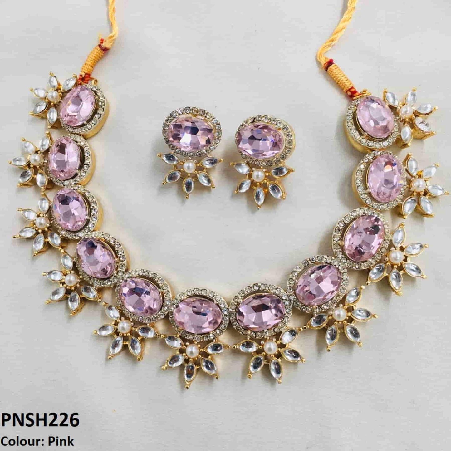 PNSH226 SDQ Beza Necklace Set