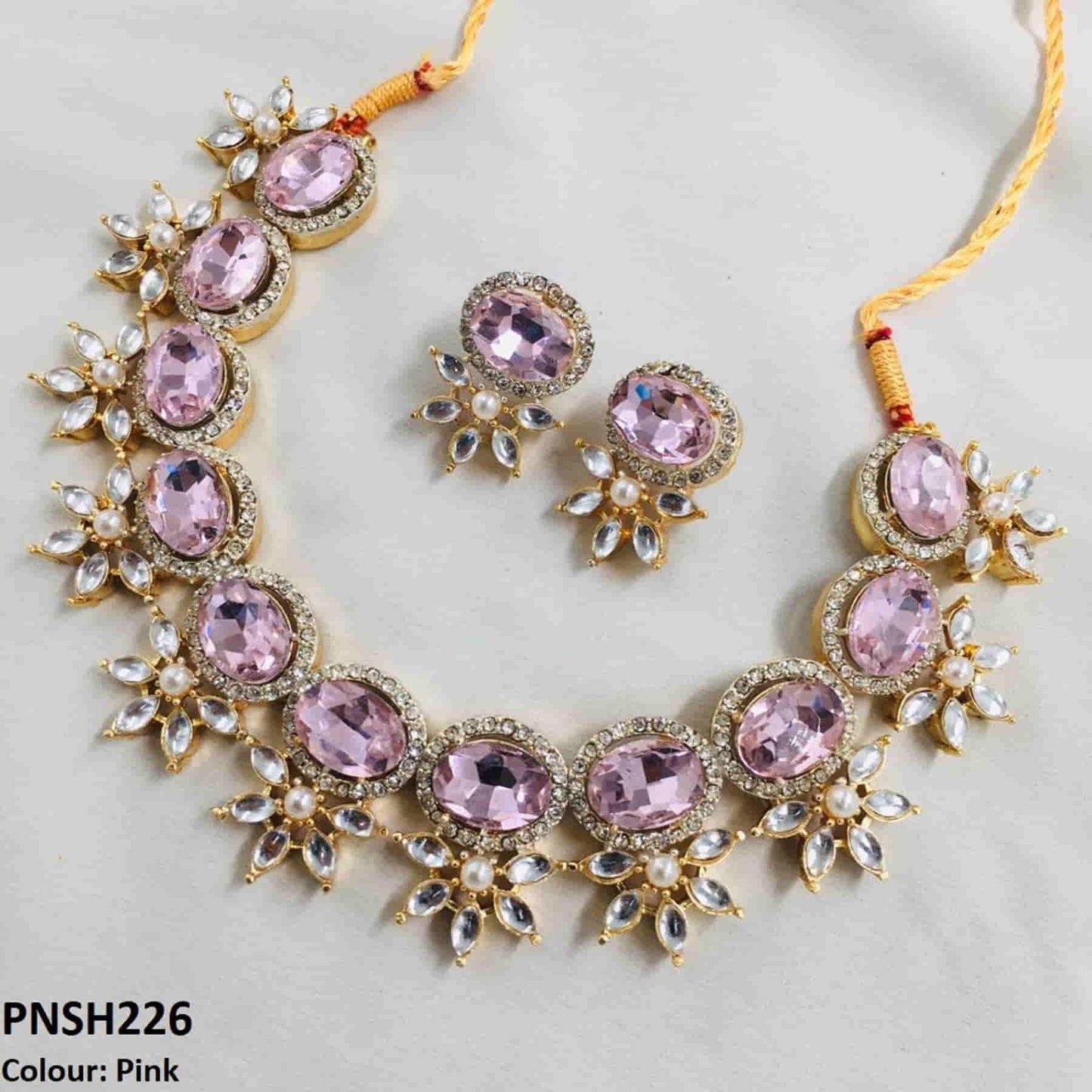 PNSH226 SDQ Beza Necklace Set