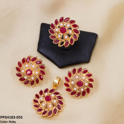 PPSH183 OAK Gol Gili Pendant Set