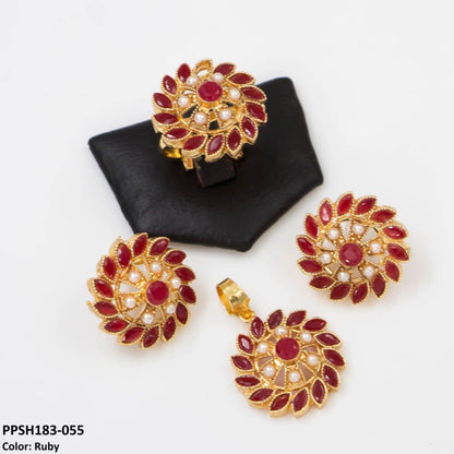 PPSH183 OAK Gol Gili Pendant Set