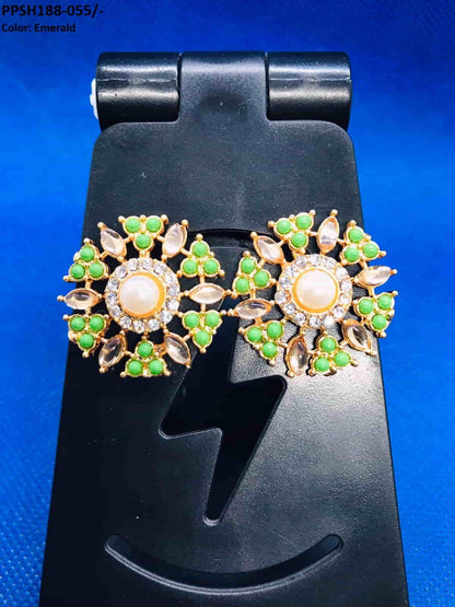 PPSH188 SDQ Pear Flower Pendant Set