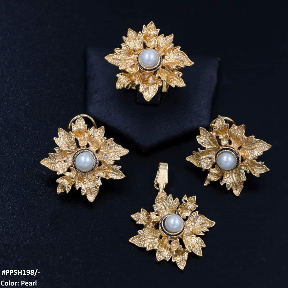 PPSH198 MZM Flower Pendant Set