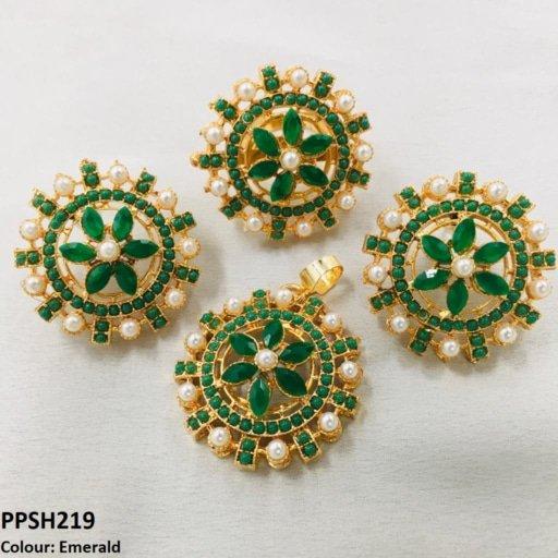 PPSH219 SDQ Flower Pendant Set