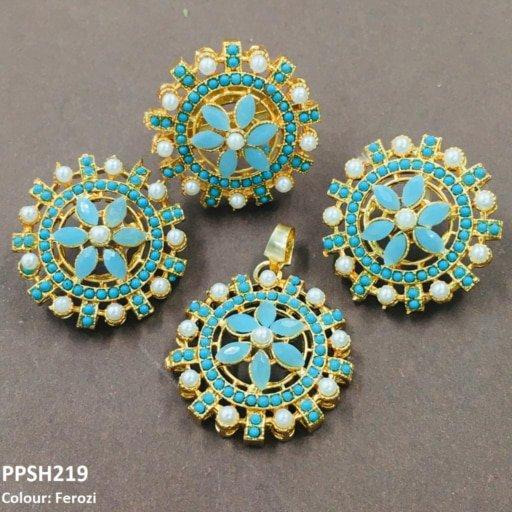 PPSH219 SDQ Flower Pendant Set