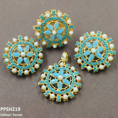 PPSH219 SDQ Flower Pendant Set