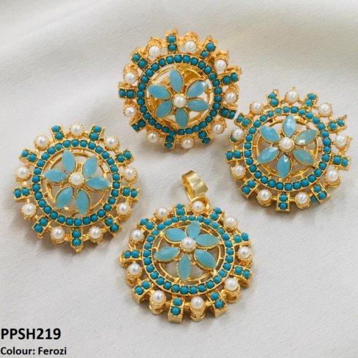 PPSH219 SDQ Flower Pendant Set
