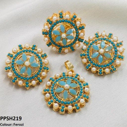 PPSH219 SDQ Flower Pendant Set
