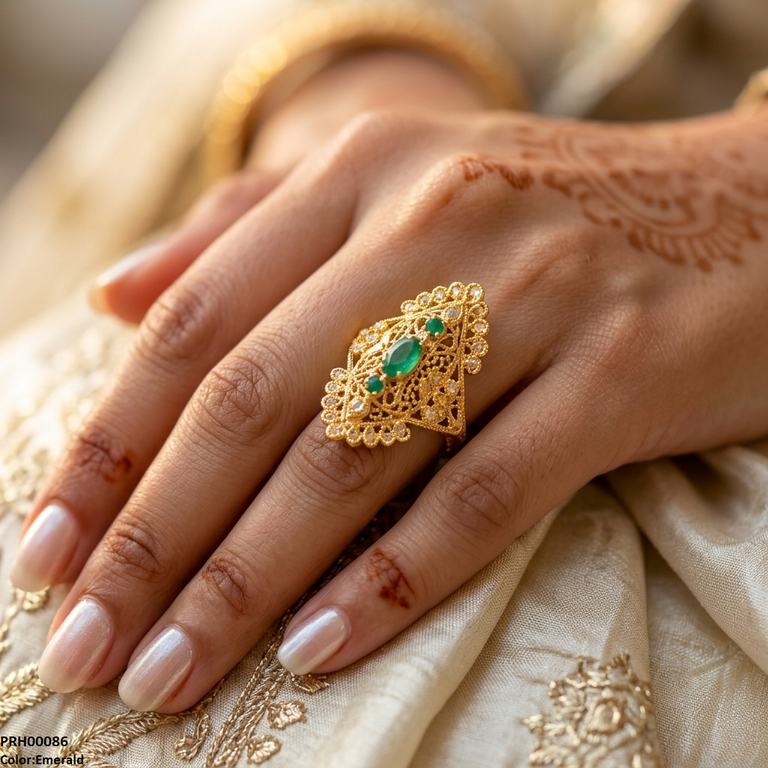PRH00086 FRN Filigree Ring Adjustable - PRH